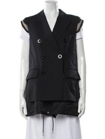 Pre-owned Sacai Vest In Gray