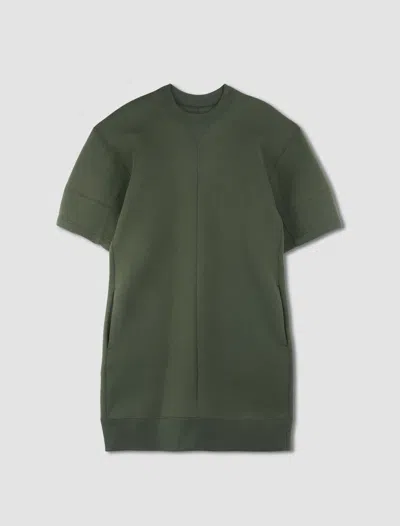 Sacai Vestito In Spugna In B,khaki