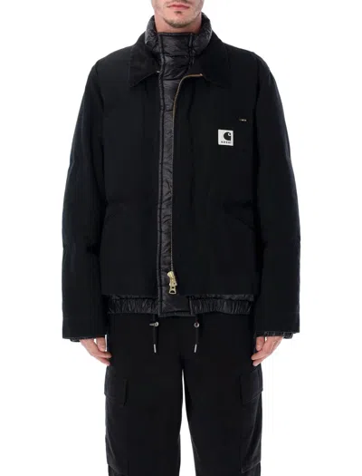 SACAI SACAI WASHED DUCK DOWN PUFFER JACKET