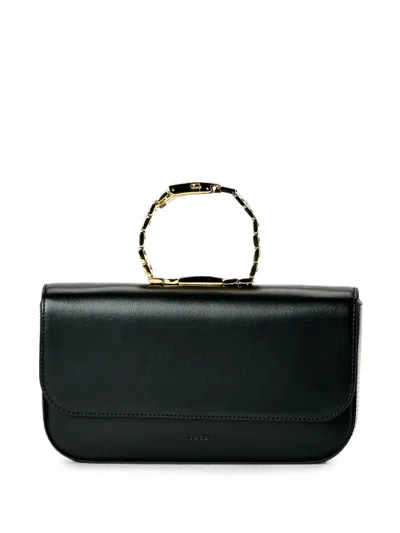 Sacai Watch Belt Shoulder Bag In Black