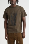 Sacai 'where The Wild Things Are' Graphic T-shirt In Brown