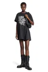 Sacai Where The Wild Things Are Cotton Jersey T-shirt In Black