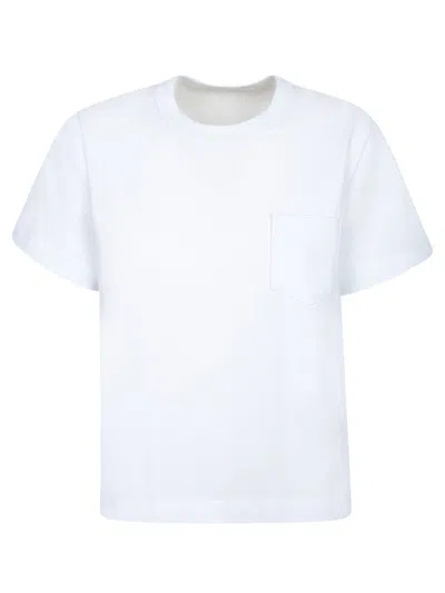 Sacai White Cotton T-shirt