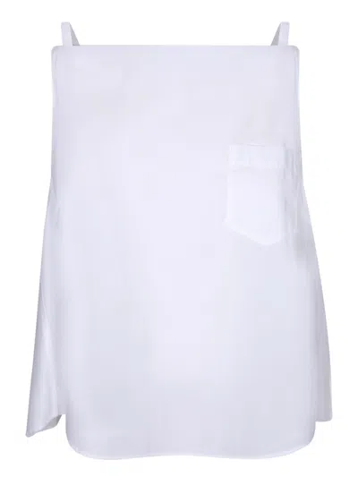 SACAI SACAI WHITE COTTON TOP