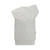 Sacai White Polyester Sweatshirt In White