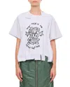 Sacai White Gonz Edition Print T-shirt In White