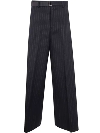 Sacai Women's Chalk Stripe Pants In Black