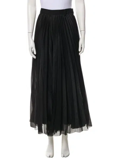 Pre-owned Sacai Wide Leg Pants In Black