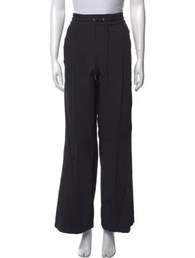 Pre-owned Sacai Wide Leg Pants In Black