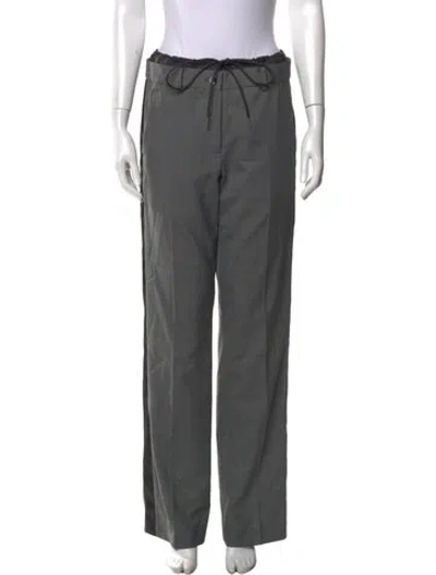 Pre-owned Sacai Wide Leg Pants In Grey