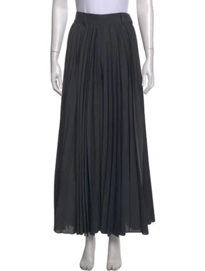 Pre-owned Sacai Wide Leg Pants In Grey