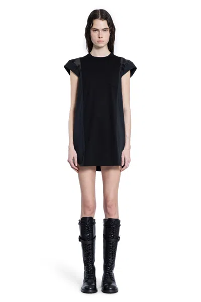 Sacai Woman Black Dresses