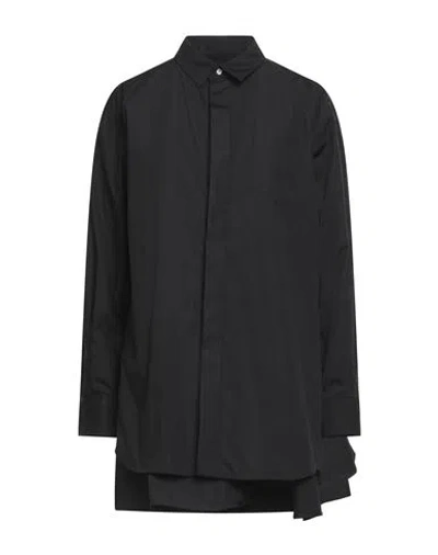 Sacai Woman Mini Dress Black Size 2 Polyester, Cotton