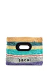Sacai Small New Shopper Tote Bag In Multicolor