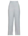 Sacai Woman Pants Grey Size 1 Polyester, Wool In Grey