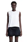 Sacai Sleeveless Blouse In White