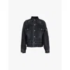 Sacai Padded-pocket Denim Jacket In Black