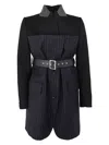 Sacai Chalk Stripe Jacket In Black