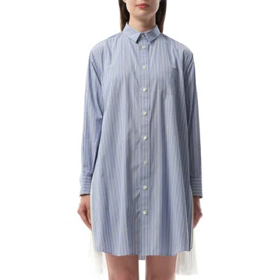 SACAI WOMEN'S COTTON POPLIN STRIPE DRESS