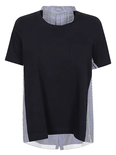 SACAI WOMEN'S COTTON T-SHIRT