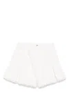 Sacai Mixed Denim Pleated Shorts