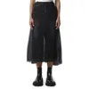 Sacai Midi Skirt In Black
