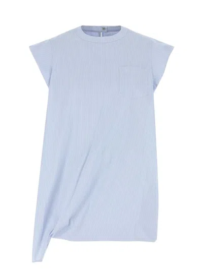 SACAI WOMEN'S EMBROIDERED POPLIN TOP