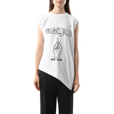 SACAI WOMEN'S GONZ PRINT T-SHIRT