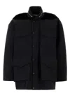 Sacai Pocket-detailed Velvet Panel Jacket