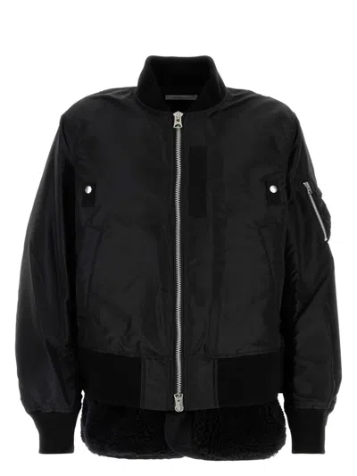 SACAI WOMEN'S NYLON BOMBE JACKET