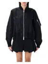 Sacai Women's Nylon Twill Blouson In Black
