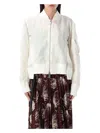 Sacai Women's Nylon Twill Blouson In White