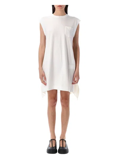 SACAI WOMEN'S PANELLED MINI DRESS
