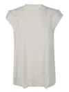 Sacai Spun Organza X Cotton Jersey T-shirt Clothing