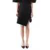 Sacai Sponge Sweat Skirt In Black