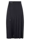 Sacai Suiting Skirt Clothing In Black
