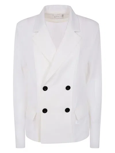 Sacai Suiting X Knit Jacket In White