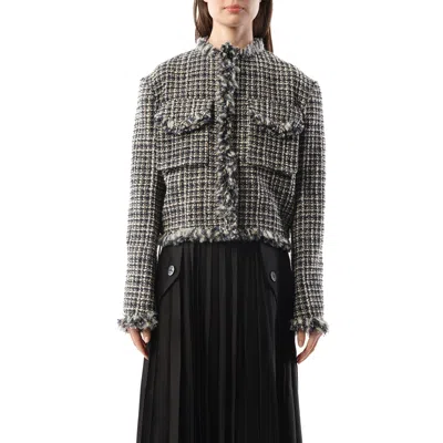SACAI WOMEN'S TWEED JACKET