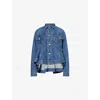 Sacai Womens Blue  X Levi's Denim Jacket In Blue