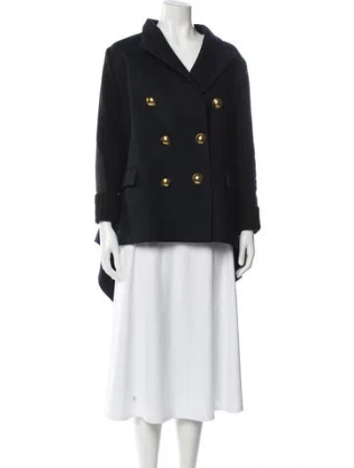 Pre-owned Sacai Wool Blazer In Black