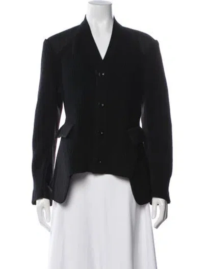 Pre-owned Sacai Wool Blazer In Black