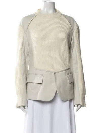 Pre-owned Sacai Wool Blazer In Neutrals