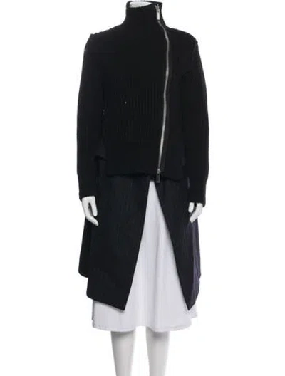 Pre-owned Sacai Wool Coat In Multi