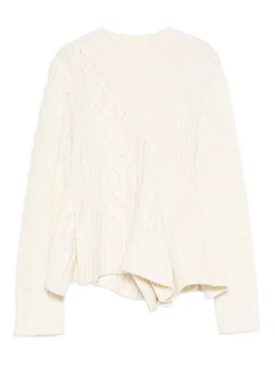 SACAI SACAI WOOL CREWNECK SWEATER