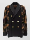 Sacai Cardigan With Double-breasted Insert In Multi