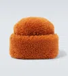 Sacai Wool Hat In Orange