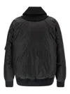 Sacai Wool Insert Bomber Jacket In Black