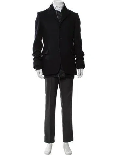 Pre-owned Sacai Wool Jacket In Black