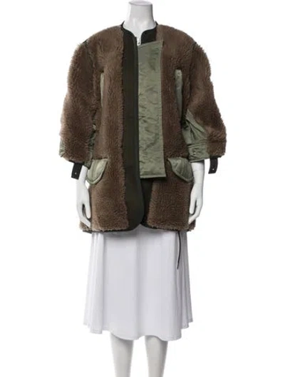 Pre-owned Sacai Wool Jacket In Neutral