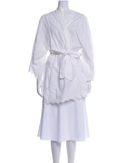 Pre-owned Sacai Wool Jacket In White